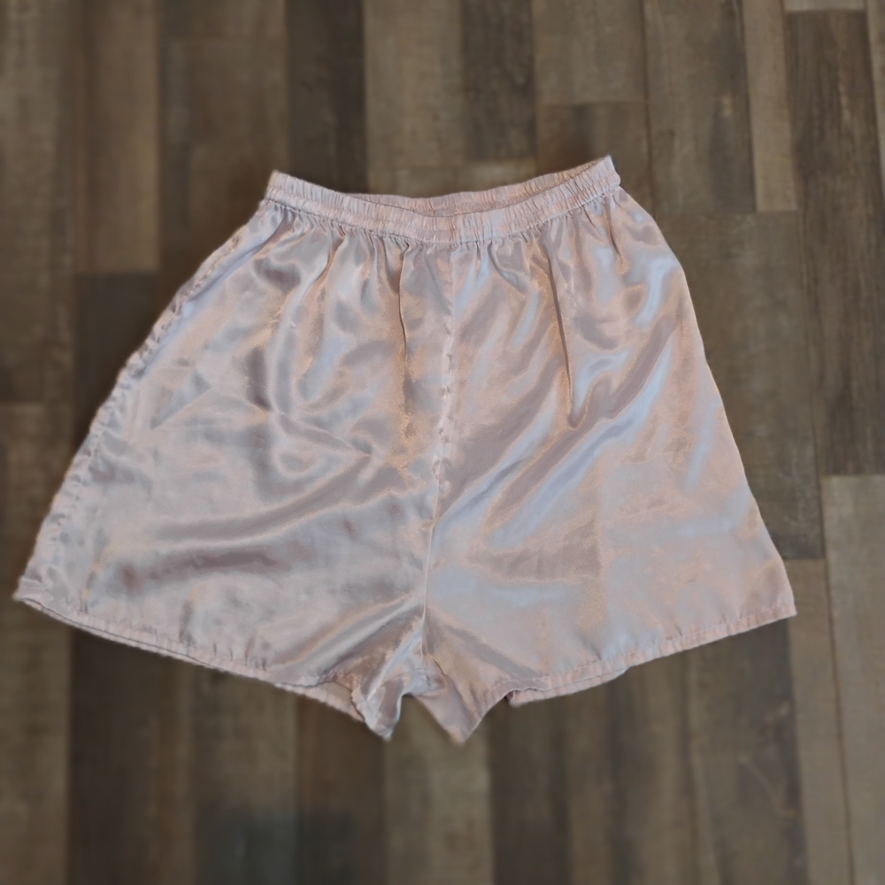 Pink Floral Pajama Shorts in Lightweight Fabric